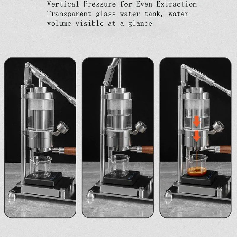 Pressure Gauge Espresso - Machine à expresso manuelle à levier