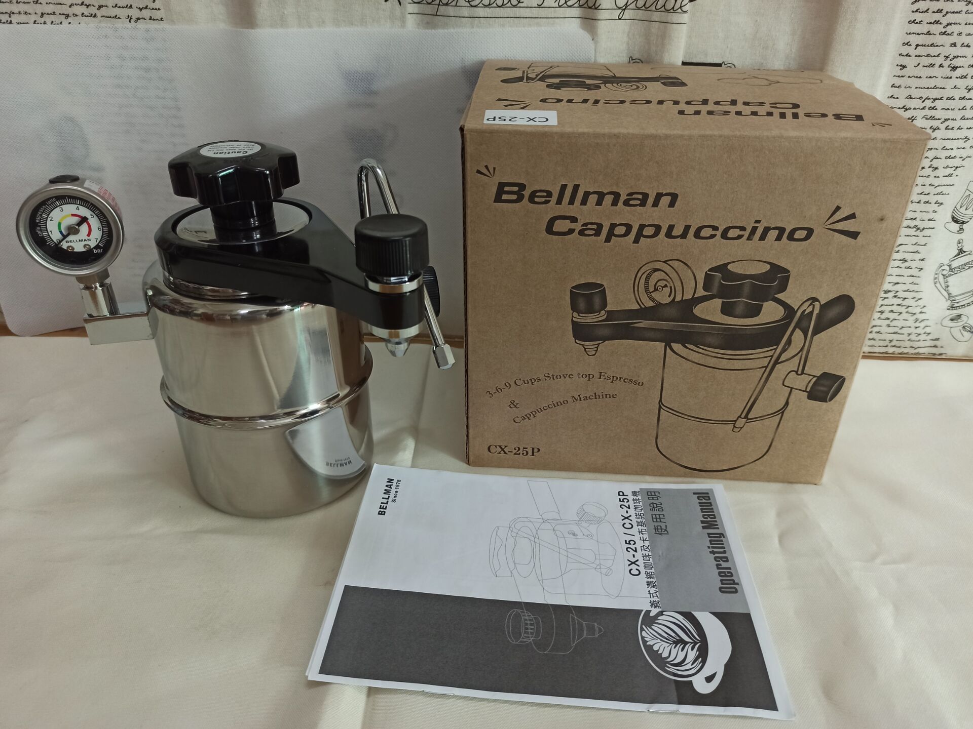 Bellman Cappuccino CX-25P modè - Pressure Gauge Espresso avis et prix