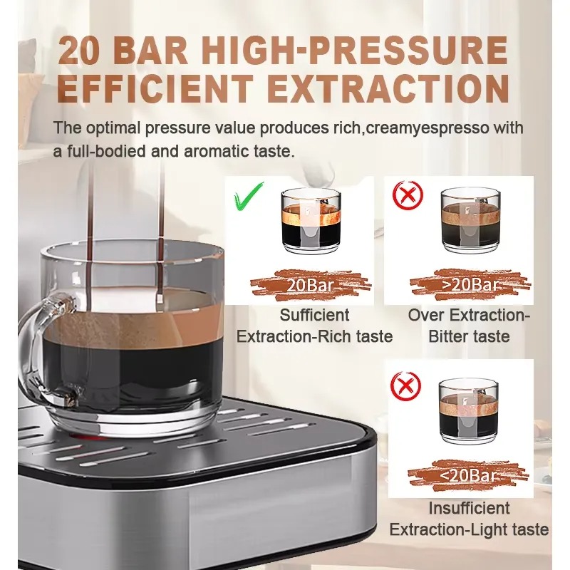 Machine à expresso mécanique p - Pressure Gauge Espresso avis et prix